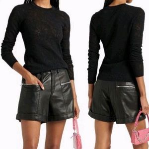 Rag & Bone Black Lace Top